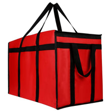 Load image into Gallery viewer, Spacious 4 Pack XXXL Food Delivery Bags - Durable &amp; Eco-Friendly Solution