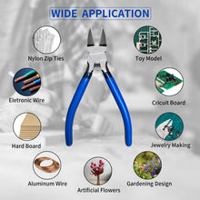 Load image into Gallery viewer, Flush Cutting Pliers 10 Pack - 6-Inch Wire Cutters for Jewelers and Crafters