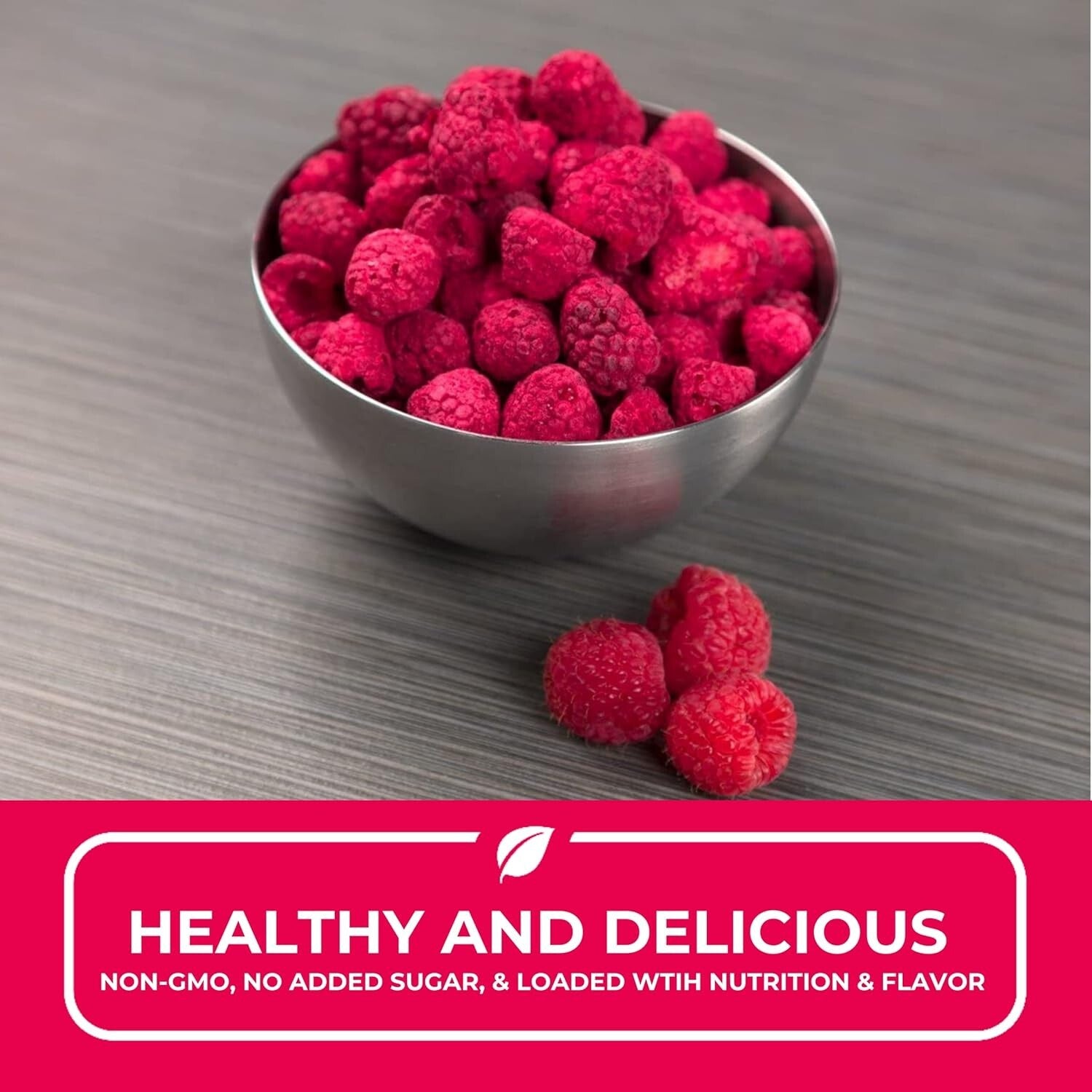 Nutritious Freeze-Dried Raspberries | Versatile 20-Serving Emergency Food Can