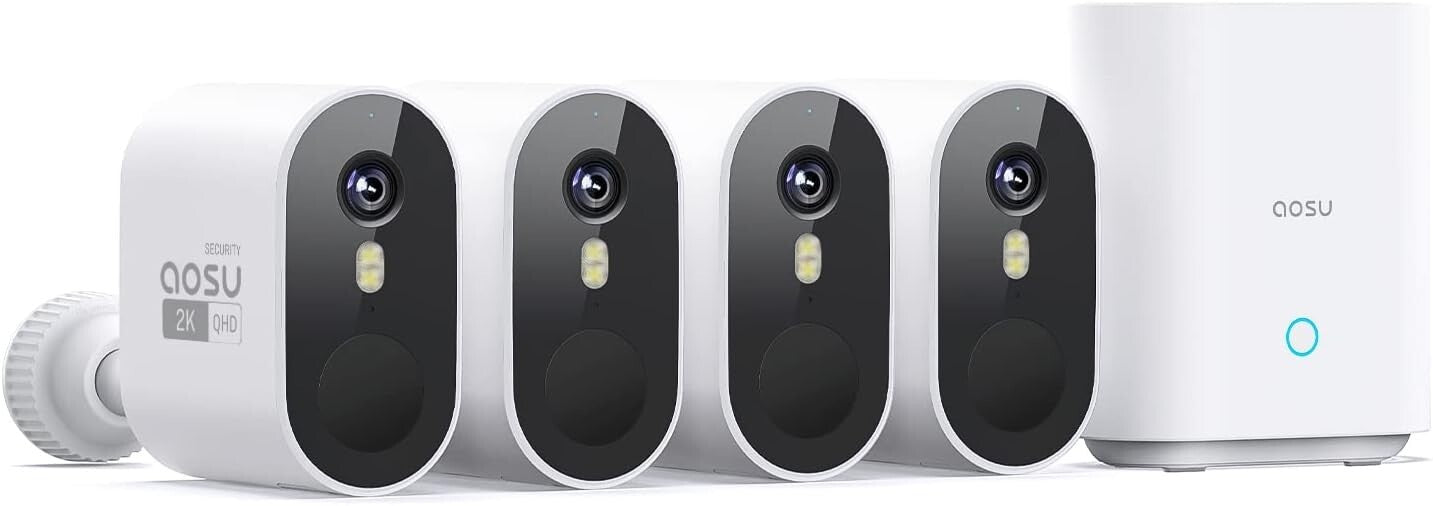 Add-On 2K Outdoor Camera for Enhanced Security - Requires Compatible HomeBase