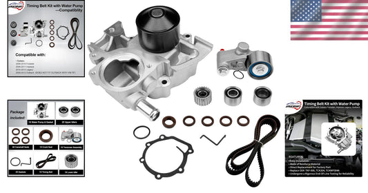 2006-2012 Subaru Timing Belt Kit with Water Pump - Reliable Engine Performance