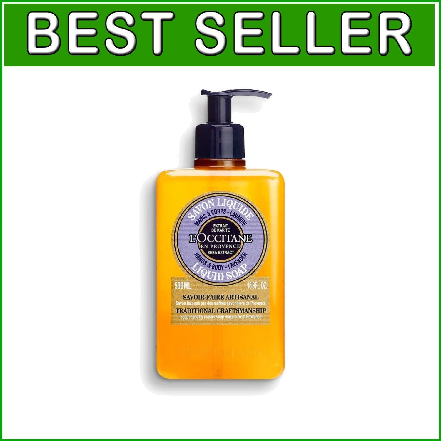 16.9 Fl. Oz Moisturizing Liquid Soap with Shea, Lavender, and Citrus Aroma