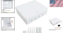 Load image into Gallery viewer, Durable IP65 Waterproof Junction Box for Electrical Projects - 15.7x13.8x4.7in