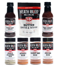 Load image into Gallery viewer, Ultimate Grilling Gift Set: 4 Championship Rubs &amp; 2 Sauces by Heath Riles