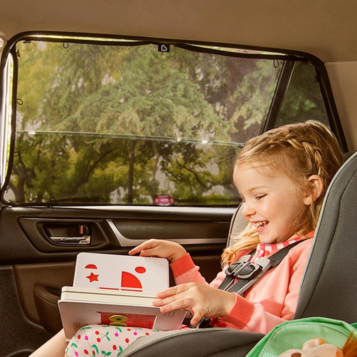 2 Pack Brica Magnetic Sun Shades - Effortless Installation for Safe Sun Exposure