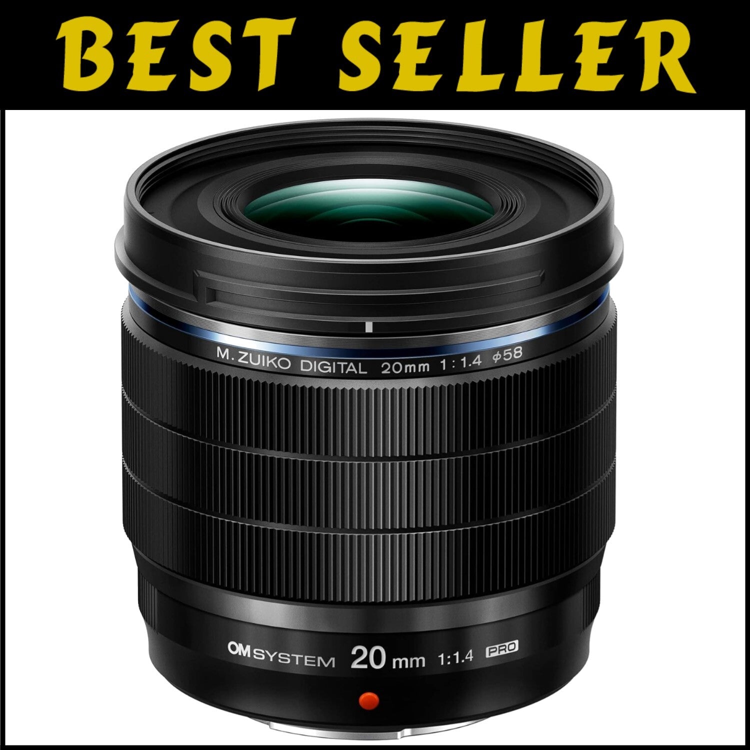 Professional Micro Four Thirds 20mm F1.4 Lens - Stunning Sharpness & Bokeh