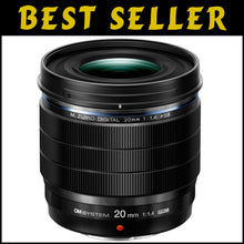Load image into Gallery viewer, Professional Micro Four Thirds 20mm F1.4 Lens - Stunning Sharpness &amp; Bokeh
