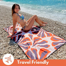 Load image into Gallery viewer, Eco-Friendly Sand-Free Beach Towel - Quick Dry Microfiber for Travel (71x35)