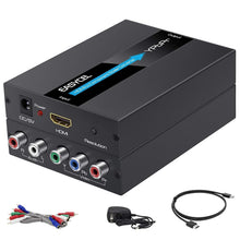 Load image into Gallery viewer, Versatile HDMI to Component Converter - 5 RCA Outputs &amp; Resolution Switch