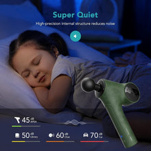 Load image into Gallery viewer, Ergonomic Apex Green Massage Gun: Relaxation &amp; Efficient Muscle Recovery Device