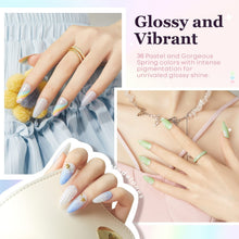 Load image into Gallery viewer, High-Quality Gel Nail Polish Set - 6 Soft Pastel Colors for DIY Manicures