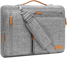 Load image into Gallery viewer, Gray Laptop Shoulder Bag Compatible with Major Brands - Travel Ready Design