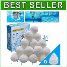Load image into Gallery viewer, Lightweight 4.6 lbs Pool Filter Balls: Eco-Friendly Replacement for Sand Filters