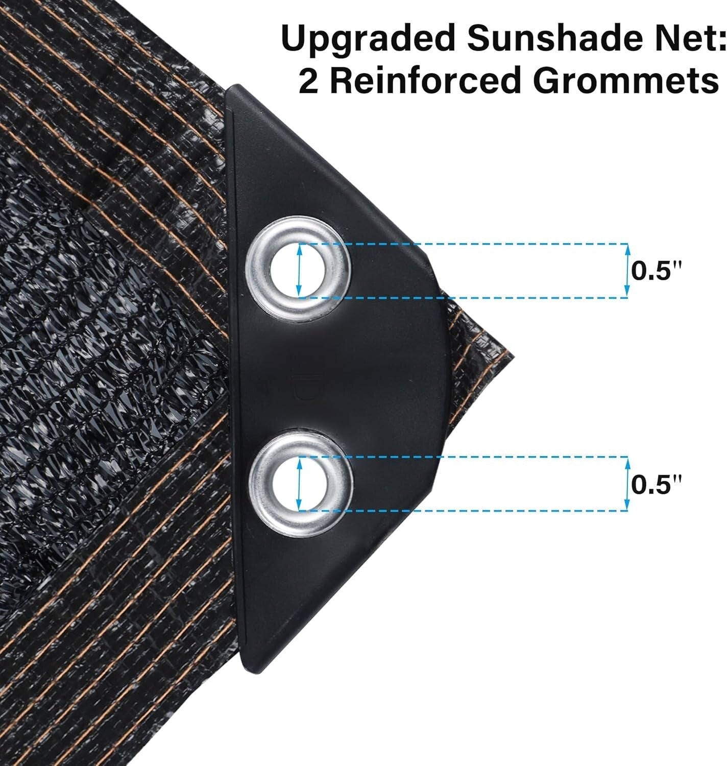 High-Density HDPE 90% Black Sun Shade Net - Perfect for Greenhouses and Gardens