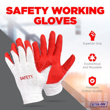 Load image into Gallery viewer, Versatile Non-Slip Work Gloves - 300 Pairs of Red Nitrile Coated Safety Gloves