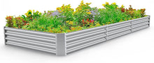 Load image into Gallery viewer, Oversized Metal Planter Raised Bed - Durable 12x4ft Garden Kit for Vegetables