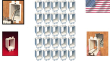 Load image into Gallery viewer, White Electrical Outlet Box Extenders, 25-Pack - Flame Retardant Safety Design