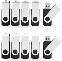 Load image into Gallery viewer, Pack of 100 Black 32GB USB Flash Drives - Perfect for Branding &amp; Gifting