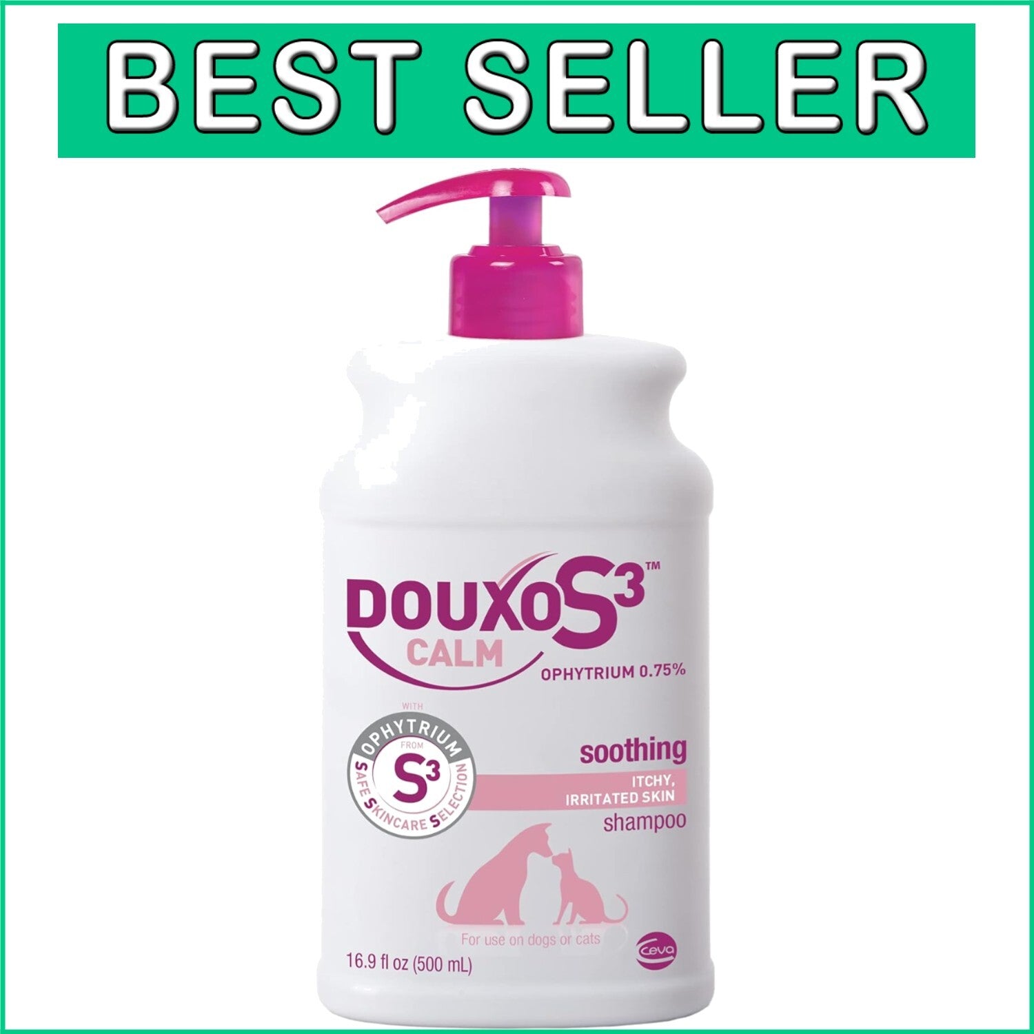 Gentle 0.75% Ophytrium Shampoo for Itchy Skin in Dogs & Cats - 16.9 fl. oz.