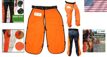 Load image into Gallery viewer, Professional Chainsaw Chaps - Lightweight, Water &amp; Oil-Resistant Gear, 35 in