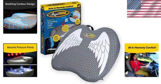 Advanced Memory Foam Seat Cushion – Promotes Posture & Comfort on the Road