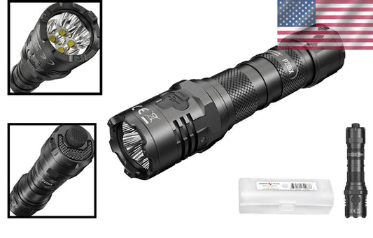 Ultra-Bright 4000 Lumen Tactical Flashlight with LumenTac Organizer Included