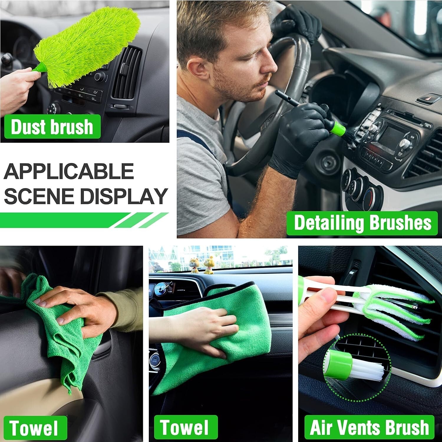 Advanced 17-Piece Car Wash & Detailing Set: Ultimate Cleaning Solution