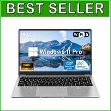 Load image into Gallery viewer, Portable 15.6'' Laptop with 8GB RAM, 256GB SSD &amp; Full HD Display - Sleek Design