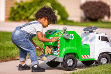 Load image into Gallery viewer, 6 Volt Real Rigs Recycling Truck with Sound Effects and 9 Accessories for Kids