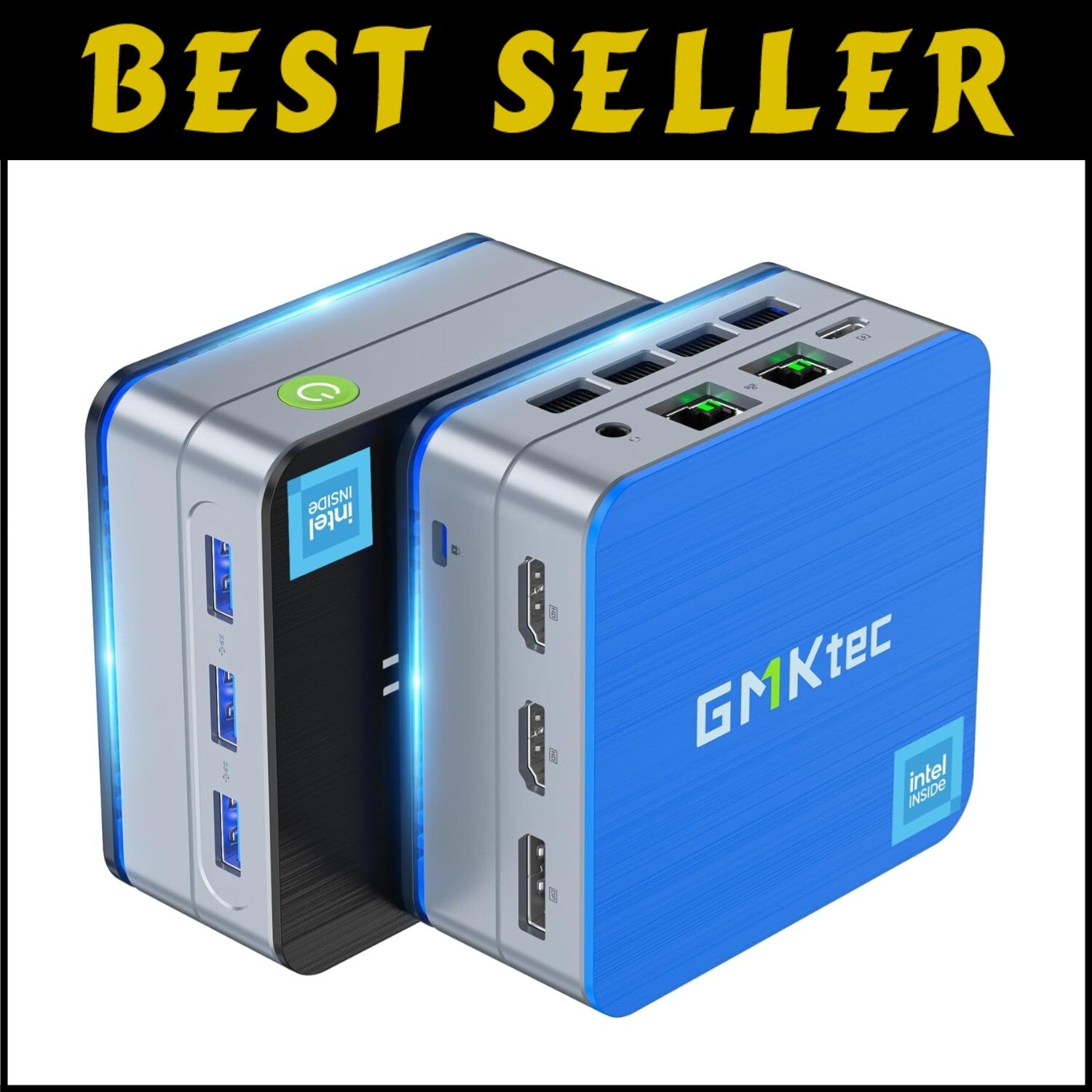 Energy Efficient Mini PC with Intel N150, 4K Visuals & Fast WiFi 6 Connectivity