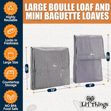 Load image into Gallery viewer, Durable Beeswax Coated Bread Bags - Stylish and Reusable | 2 Sizes Available