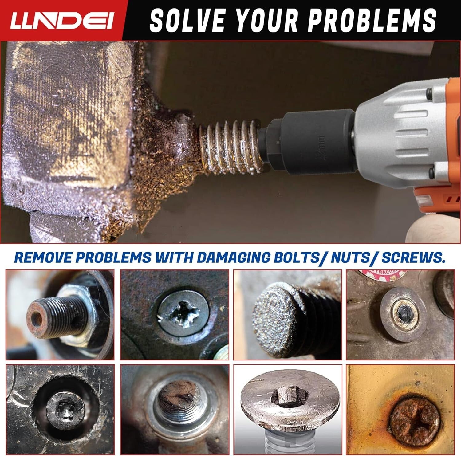 Durable 25-Piece Screw Extractor Set with Blow Molded Case – Lifetime Guarantee