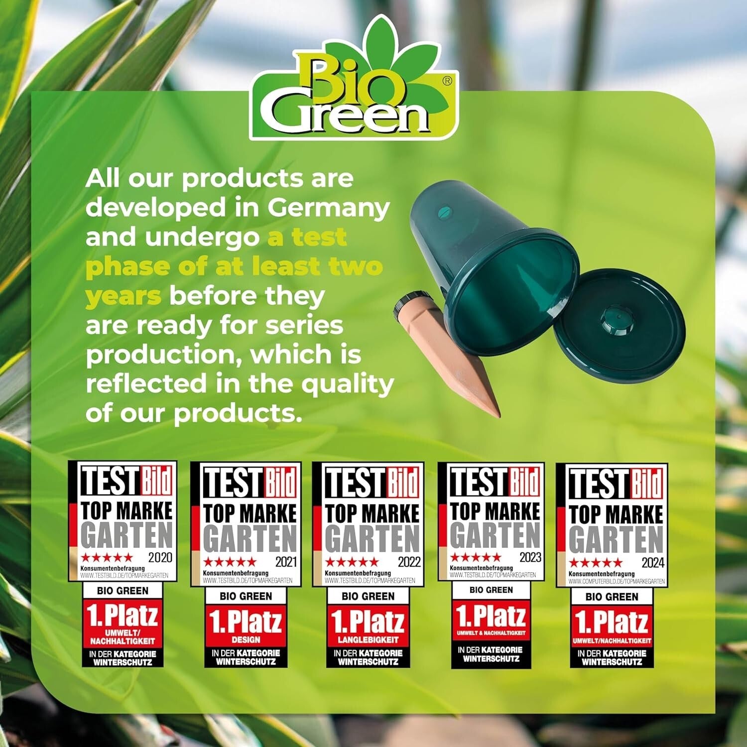 Eco-Friendly Hydro Cup Self-Watering Planters – 0.66 Gallon Capacity, Set of 4