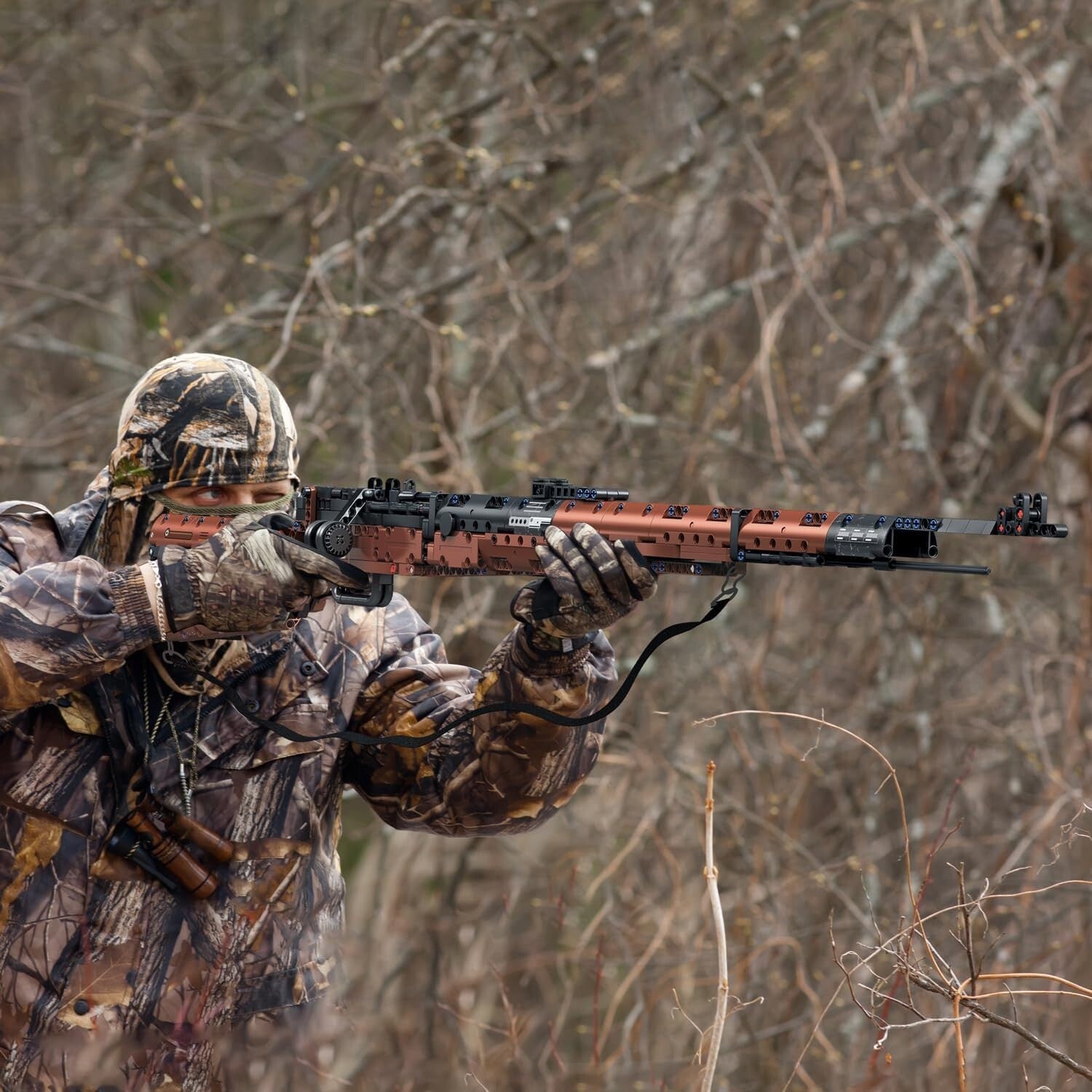 Collectible 1:1 Sniper Gun Building Blocks Set - Creative Military Display