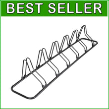 Load image into Gallery viewer, Sturdy Alloy Steel 6-Bike Stand with Optimized Holding Angle – Garage Solution