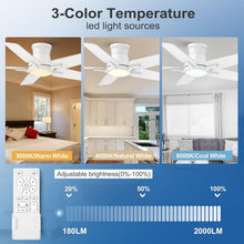 Load image into Gallery viewer, Versatile 42-Inch Indoor/Outdoor Ceiling Fan with Remote and 6 Speed Settings