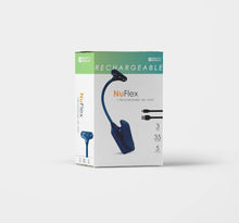 Load image into Gallery viewer, NuFlex Midnight Blue Clip-On Book Light - Flexible, Rechargeable &amp; Eye-Friendly