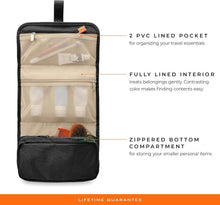 Load image into Gallery viewer, Hanging Toiletry Dopp Kit - Durable Makeup &amp; Skincare Organizer for Travel