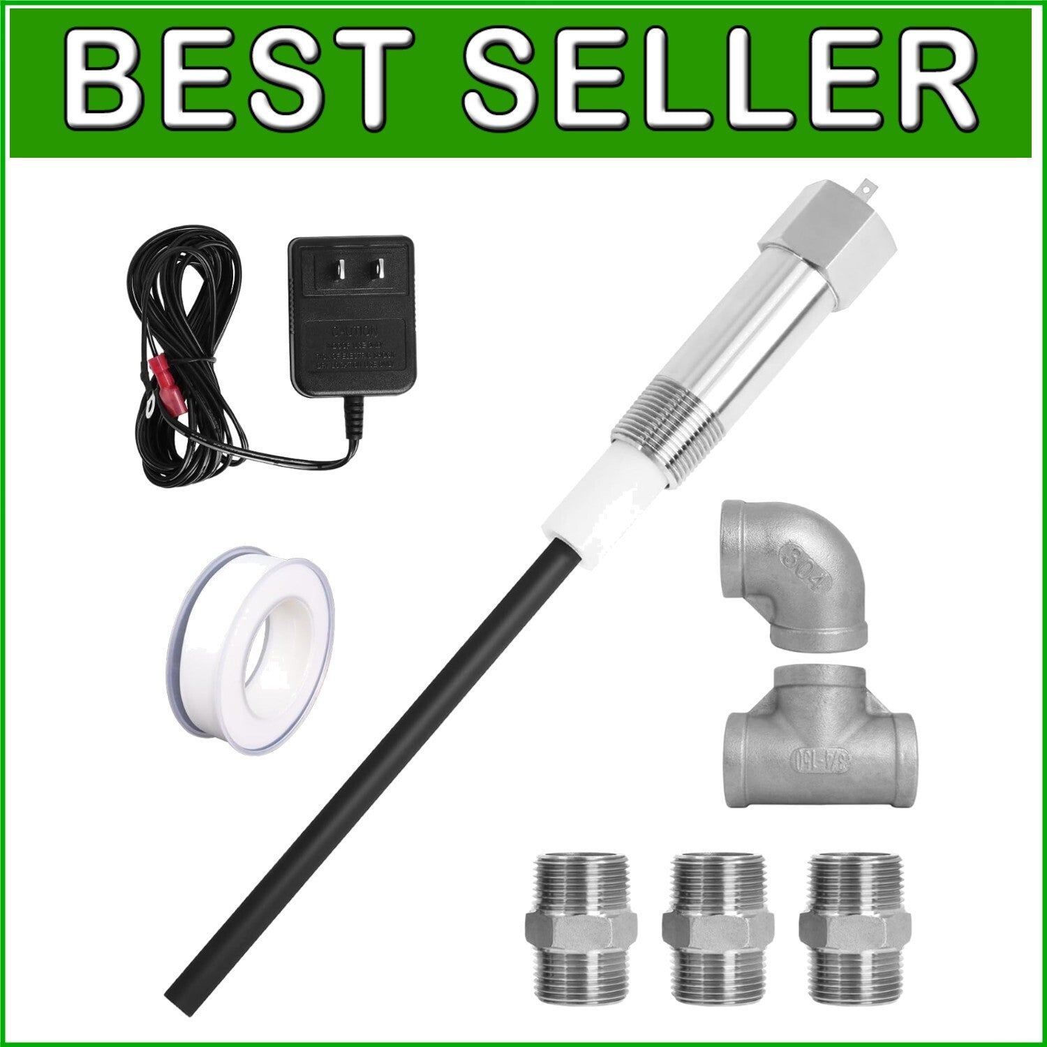 Electric Titanium Anode Rod for Bradford White Water Heaters - Odor Eliminator