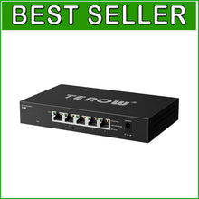 Load image into Gallery viewer, Compact 2.5G Ethernet Switch - Plug &amp; Play with Lightning Protection