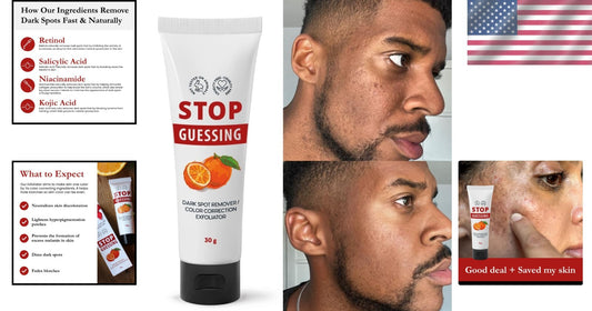 Fast-Acting Dark Spot Remover Exfoliator - Naturally Gentle for All Skin Types