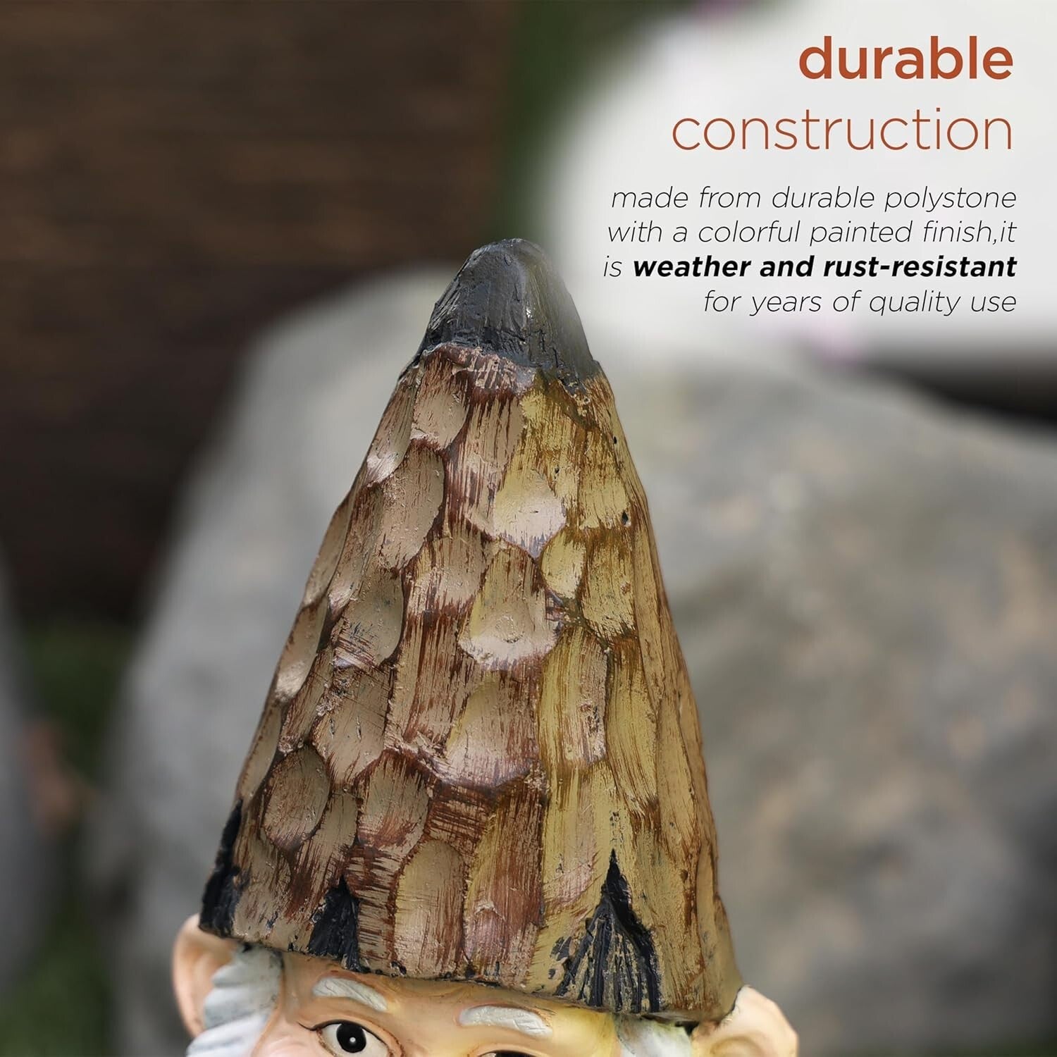 Charming 16" Indoor/Outdoor Gnome with Watering Can - Whimsical Garden Decor