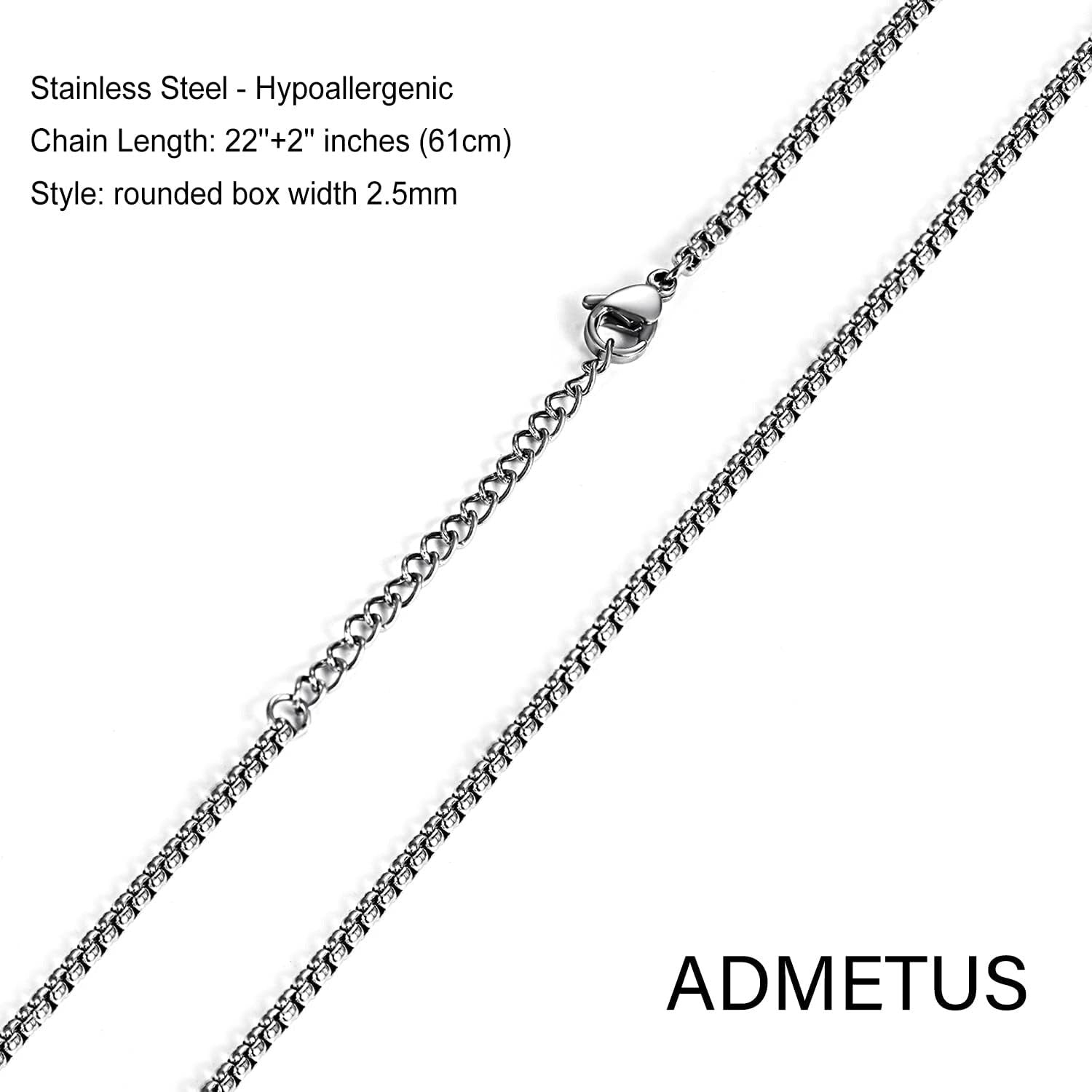 Elegant 925 Sterling Silver Saint Benedict Amulet Pendant with Adjustable Chain