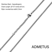 Load image into Gallery viewer, Elegant 925 Sterling Silver Saint Benedict Amulet Pendant with Adjustable Chain