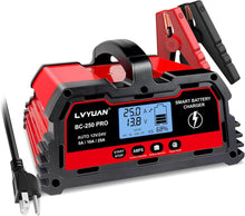 Load image into Gallery viewer, Compact 25Amp Battery Charger with Smart Diagnostics for Cars, Boats &amp; More