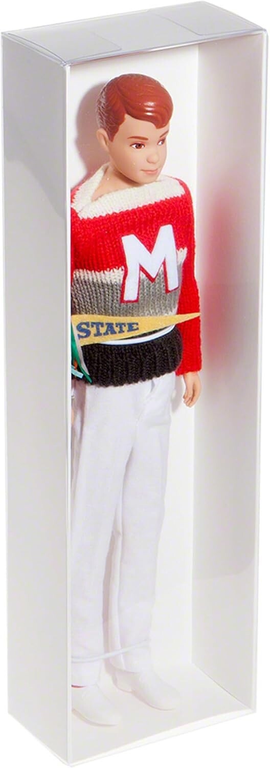 Space-Saving Clear Folding Display Boxes for Fashion Dolls, 4