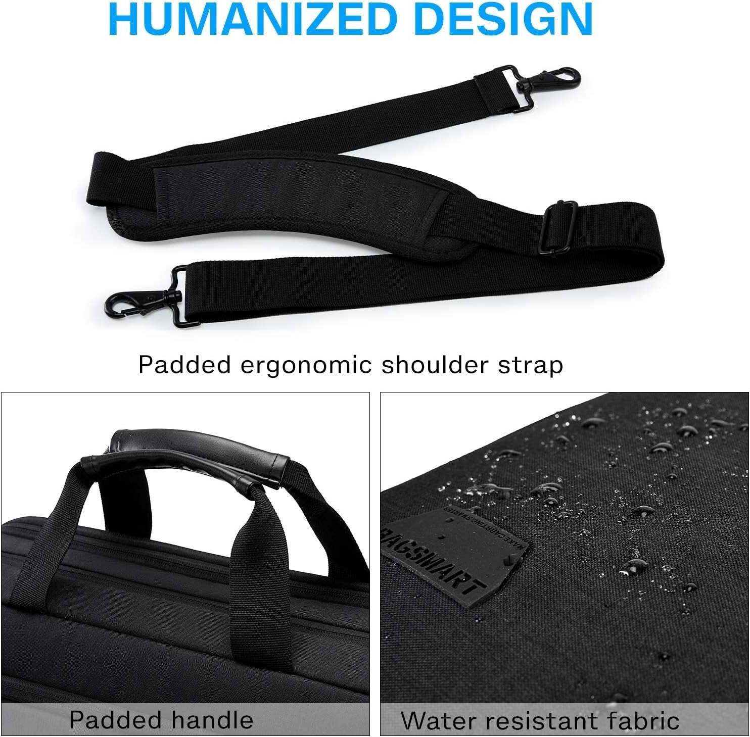 Professional 17.3 Inch Laptop Bag with Multiple Compartments - Comfort & Style