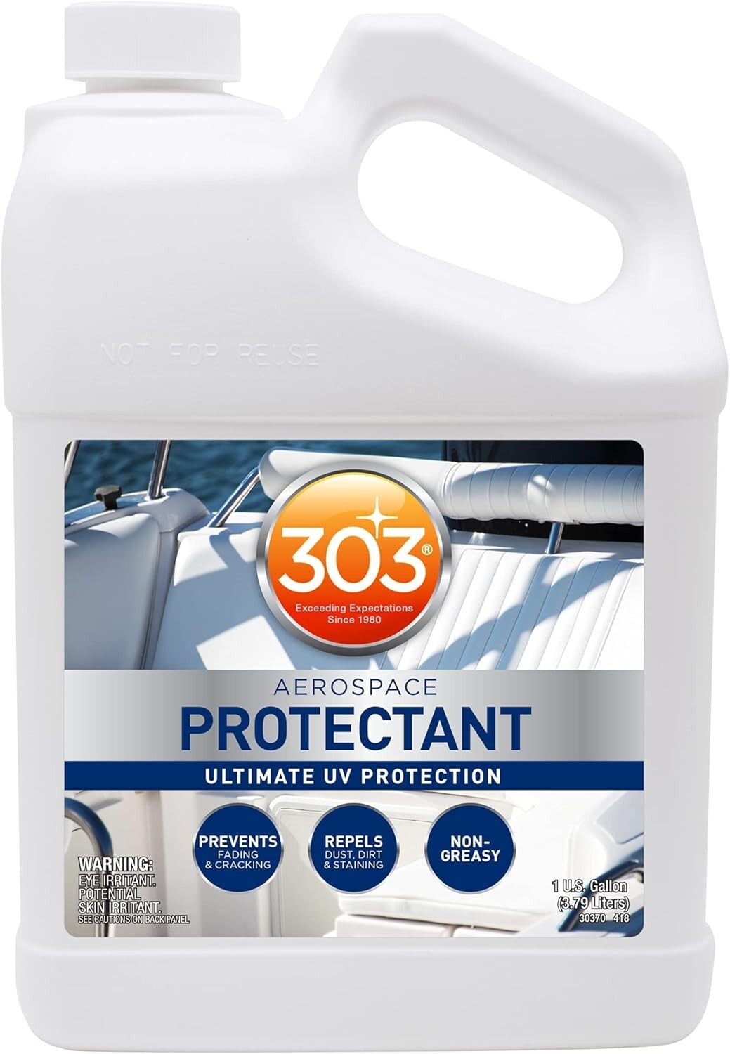 Non-Greasy 1 Gallon Marine Protectant Spray - Restore & Protect Outdoor Surfaces