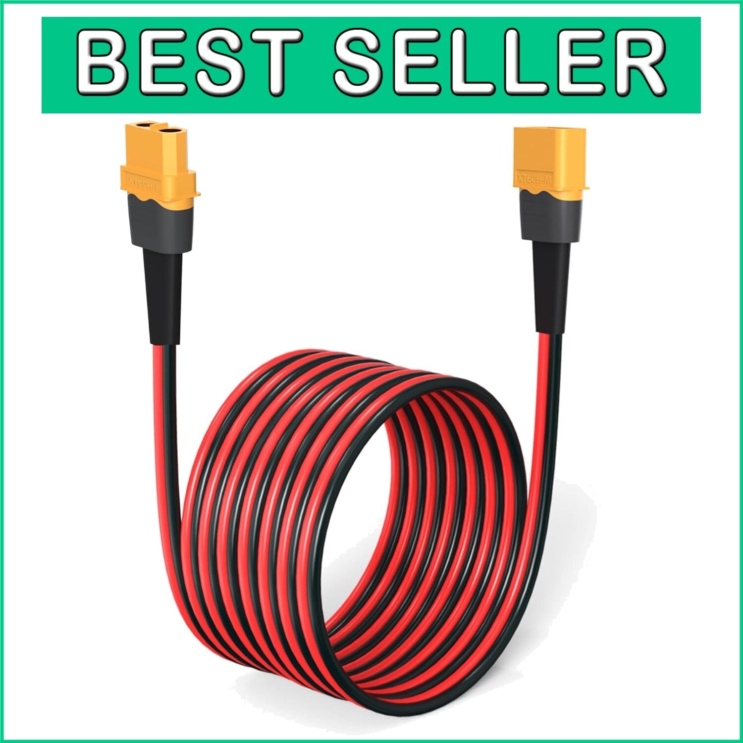 Versatile 100FT XT60 Female to Male Extension Cable for RC Toys & Power Stations