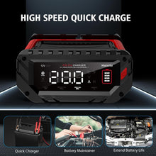 Load image into Gallery viewer, Versatile Trickle Charger - 12V/24V Battery Maintainer with Adjustable Current